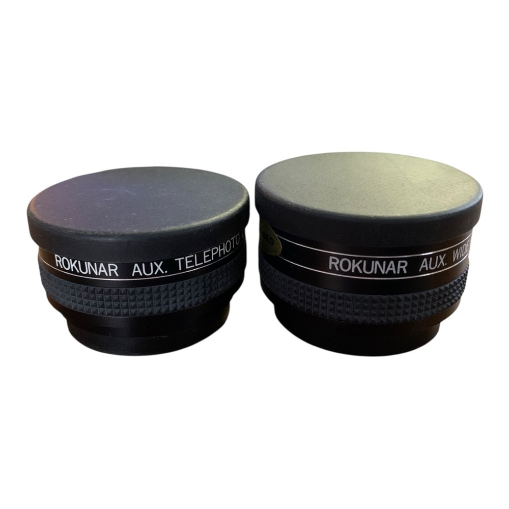 Rokunar Aux Wide Angle Lense And Telphoto Lense For High Matic Af Camera , Japan